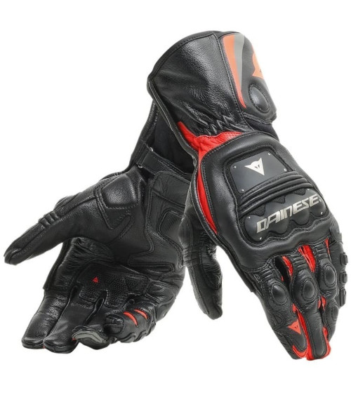 Dainese Steel-Pro Black / Fluo Red Gloves