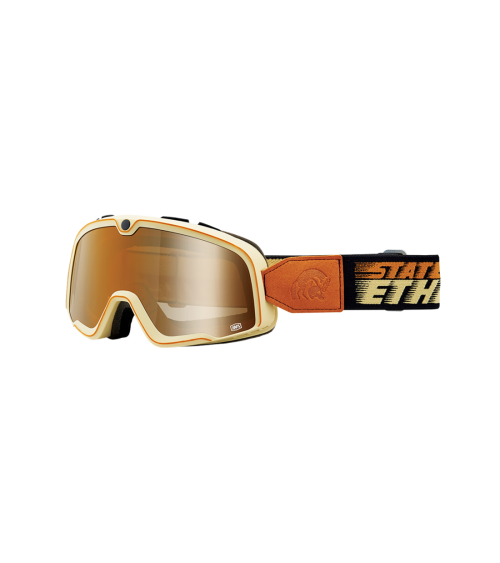 100% Barstow State Of Ethos Bronze Mirror Lens Goggle