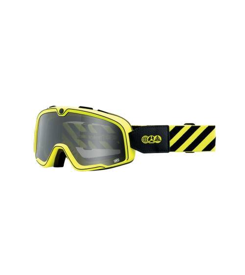 100% Barstow The Arsenale Smoke Mirror Lens Goggle
