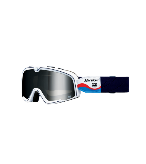 100% Barstow Lucien Silver Mirror Lens Goggle
