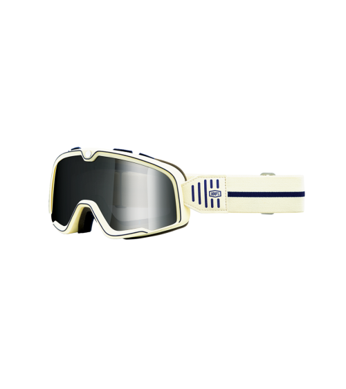 100% Barstow Arno Silver Flash Mirror Lens Goggle