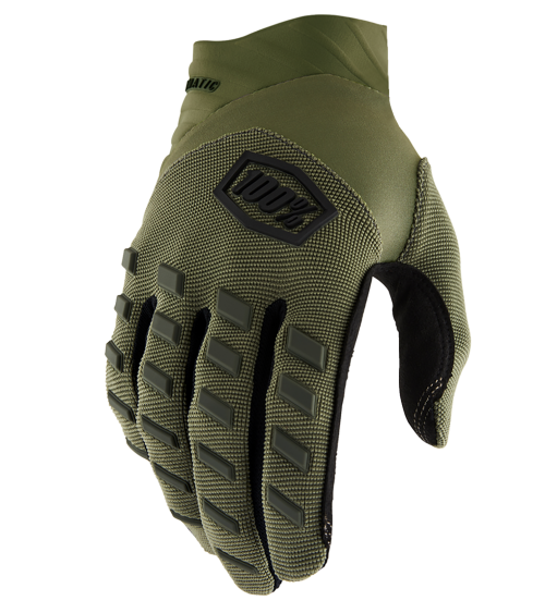 100% Airmatic Army Green Glove