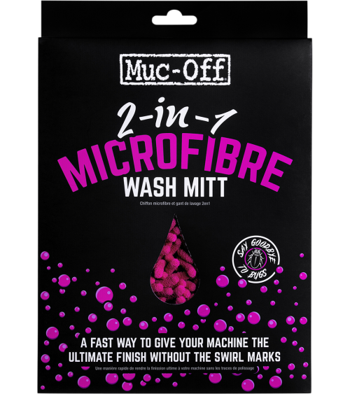 Muc Off Wash Mitt 2in1 Microfibre