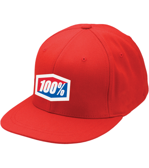 100% Offical Red Snapback
