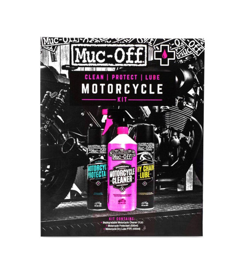 Muc Off Motorcycle Clean Protect And Lube Kit