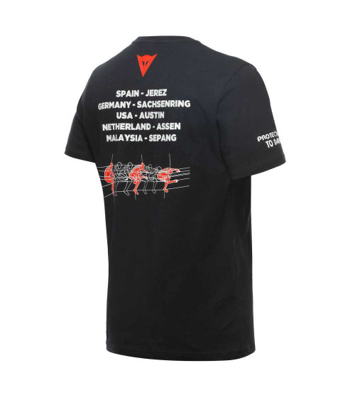 Dainese Racing Black T-Shirt