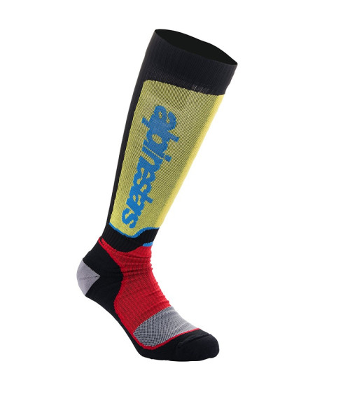 Alpinestars MX Plus Black / Red / Blue Socks