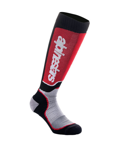 Alpinestars MX Plus Black / Grey / Red Socks