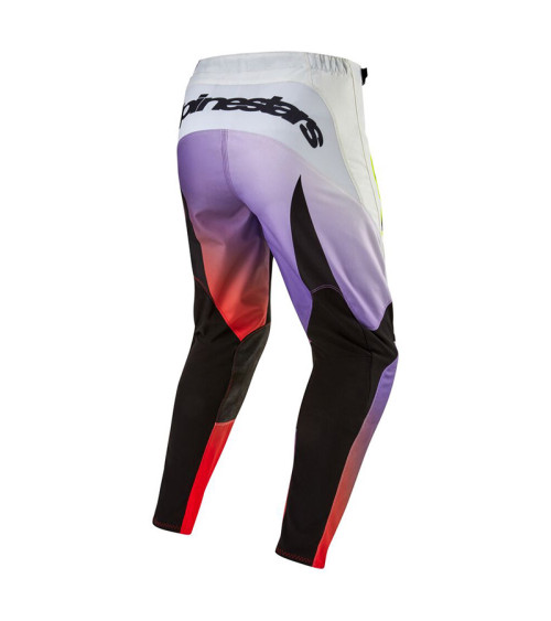 Alpinestars Fluid Lucent White / Neon Red / Yellow Fluo Pants