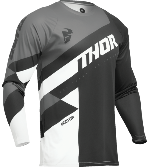 Thor Sector Checker Black / Grey  Jersey