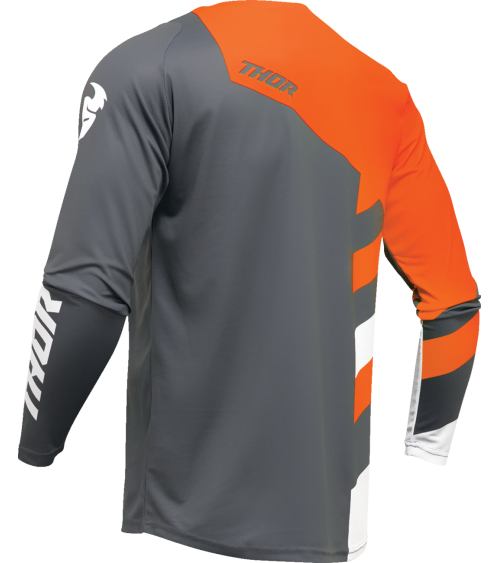 Thor Sector Checker Charcoal / Orange  Jersey
