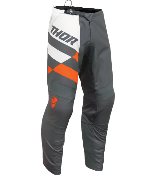 Thor Sector Checker Charcoal / Orange Pant