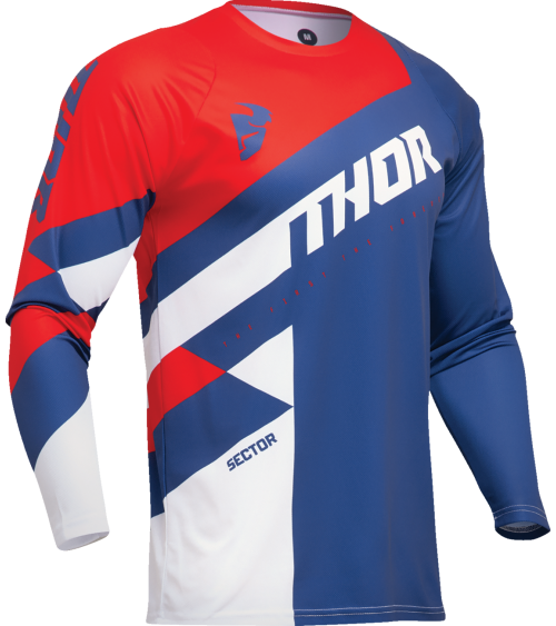 Thor Sector Checker Navy / Red Jersey