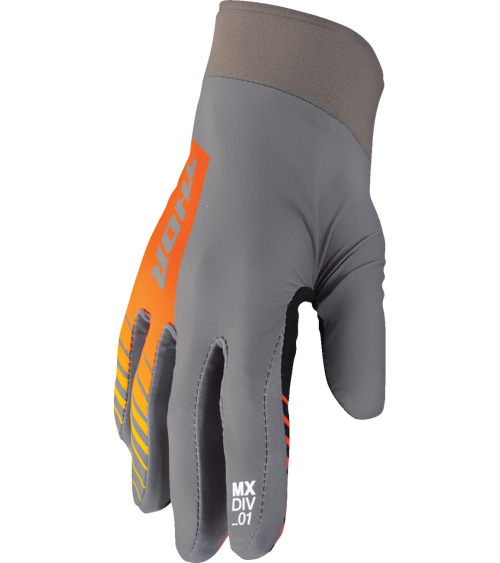 Thor Agile Analog Charcoal / Orange Glove