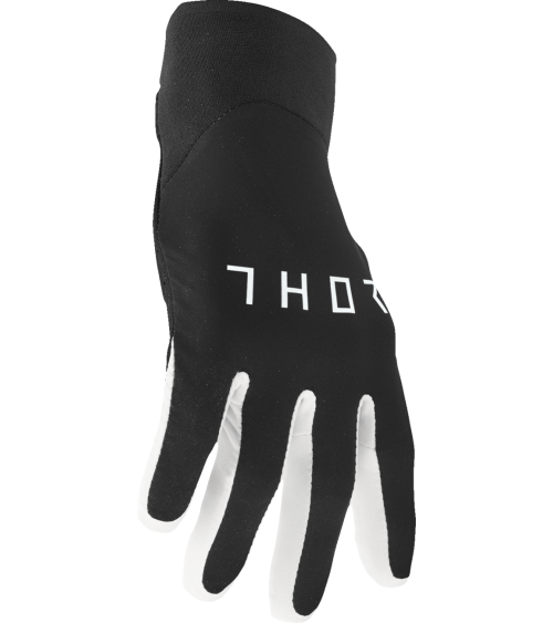 Thor Agile Solid Black / White Glove