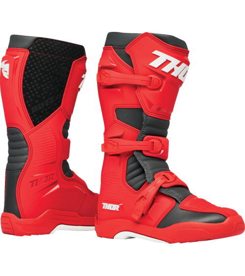 Thor Blitz XR MX Red / Charcoal Boots