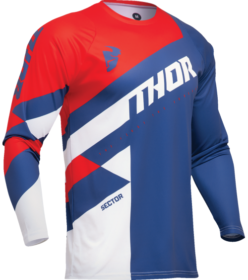 Thor Junior Sector Checker Navy / Red Jersey