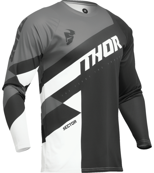 Thor Junior Sector Checker Black / Grey Jersey