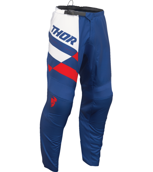 Thor Junior Sector Checker Navy / Red Pant