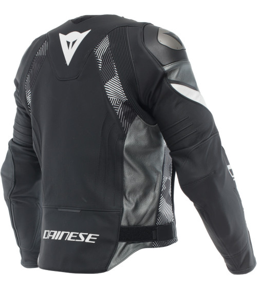 Dainese Avro 5 Black / White / Anthracite Leather Jacket