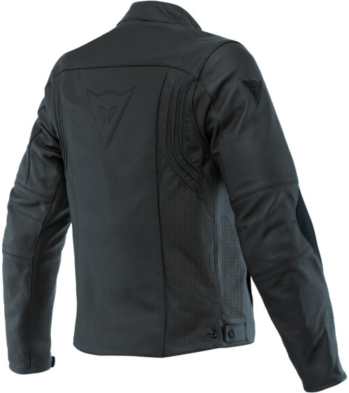 Dainese Razon 2 Perf. Black Leather Jacket
