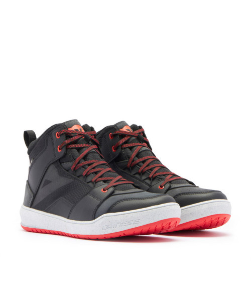 Dainese Suburb D-WP Black / White / Red Lava Shoes