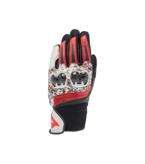 Dainese Mig 3 Unisex Black / Red Spray / White Leather Glove