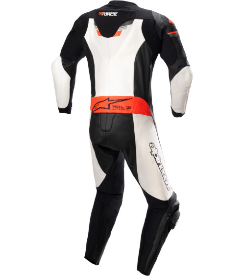 Alpinestars GP Force Chaser Professional 1PC Leather Suit Black/ White / Red Fluo
