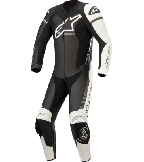 Alpinestars GP Force Phantom 1PCS Leather Suit Black / White / Metallic Grey