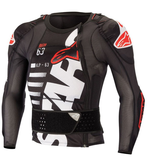 Alpinestars Sequence LS Black / White / Red Protection Jacket