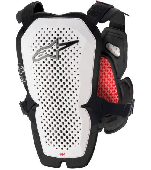 Alpinestars A-1Pro White / Black / Red Chest Protector