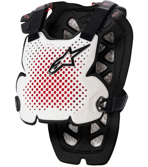 Alpinestars A-1Pro White / Black / Red Chest Protector