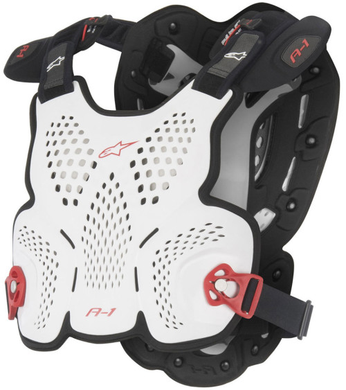 Alpinestars A-1 Roost Guard White / Black / Red Protector