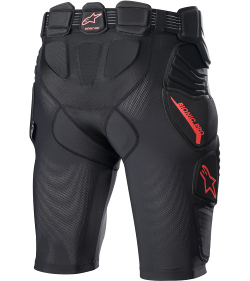 Alpinestars Bionic Pro Black / Red Protection Shorts