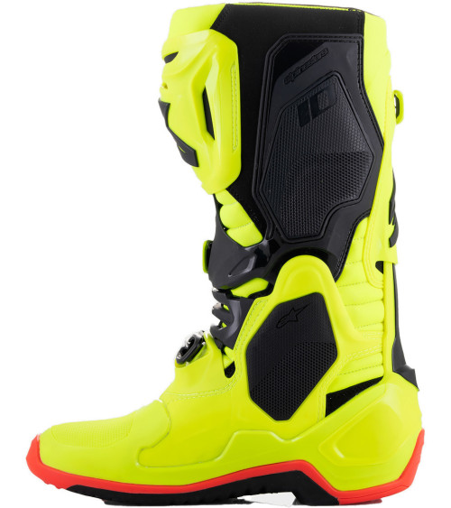 Alpinestars Tech 10 Yellow Fluo / Black / Red Fluo Boot