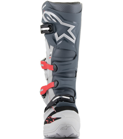 Alpinestars Tech 7 Enduro Light Grey / Dark Grey / Red Boot