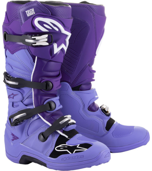 Alpinestars Tech 7 Double Purple / White Boot