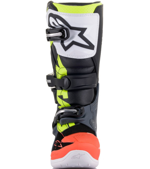 Alpinestars Junior Tech 7S Black / White / Orange Fluo Boot