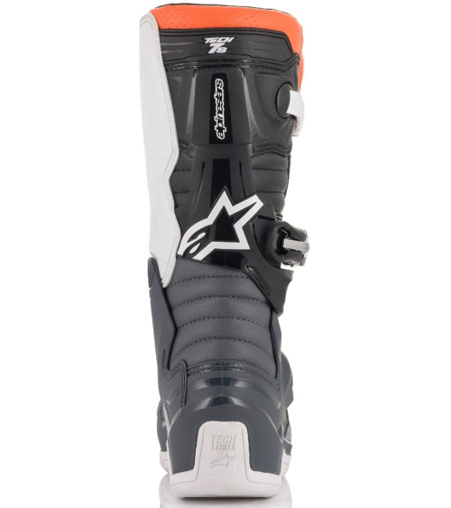 Alpinestars Junior Tech 7S Black / White / Grey / Orangre Fluo Boot