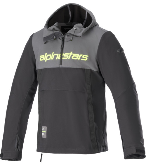 Alpinestars Sherpa Gray / Black / Yellow Fluo Hoodie