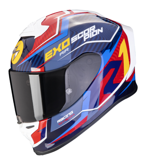 Scorpion Exo-R1 Evo Air Coup Blue / Red / Yellow