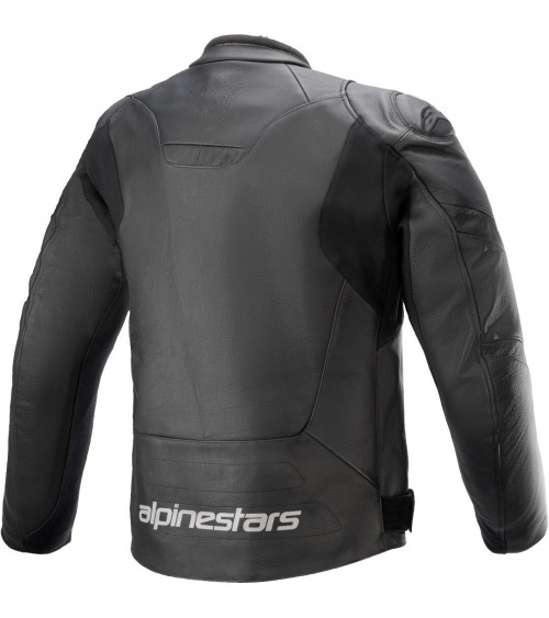 Alpinestars Faster V2 Black / Black Leather Jacket