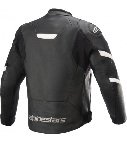 Alpinestars Faster V2 Black / White Leather Jacket