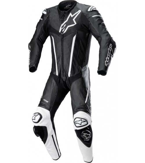 Alpinestars GP Plus V4 1PC  Black / White Leather Suit