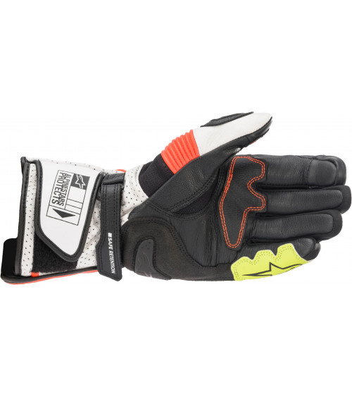 Alpinestars SP-2 V3 White / Red Fluo / Black Glove