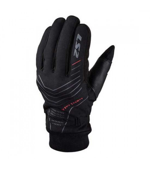 LS2 Civis Black Gloves