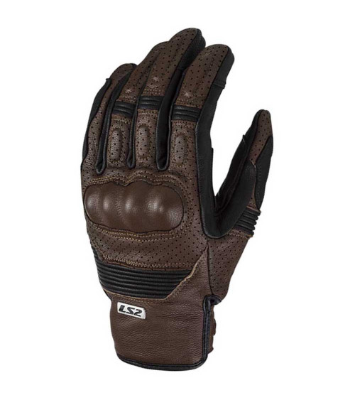 LS2 Duster Brown / Black Gloves