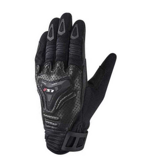 LS2 All Terrain Black Gloves