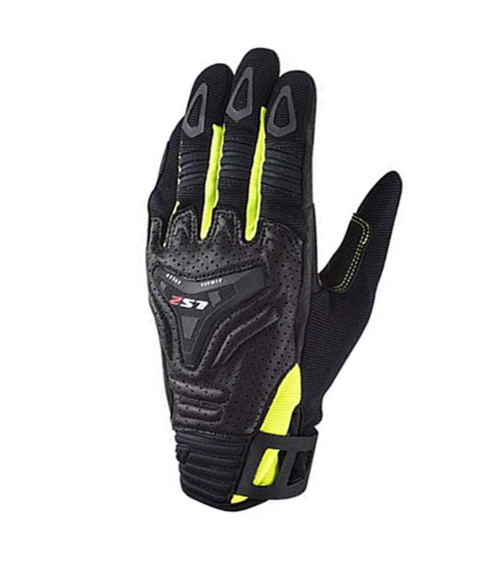 LS2 All Terrain Black / Yellow Gloves