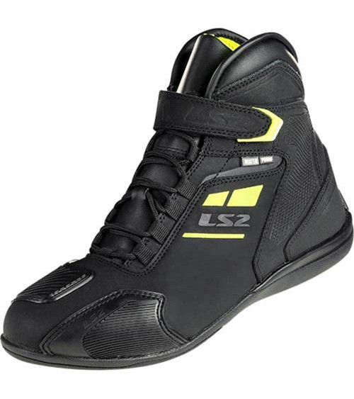 LS2 Garra WP Black / Yellow Shoe